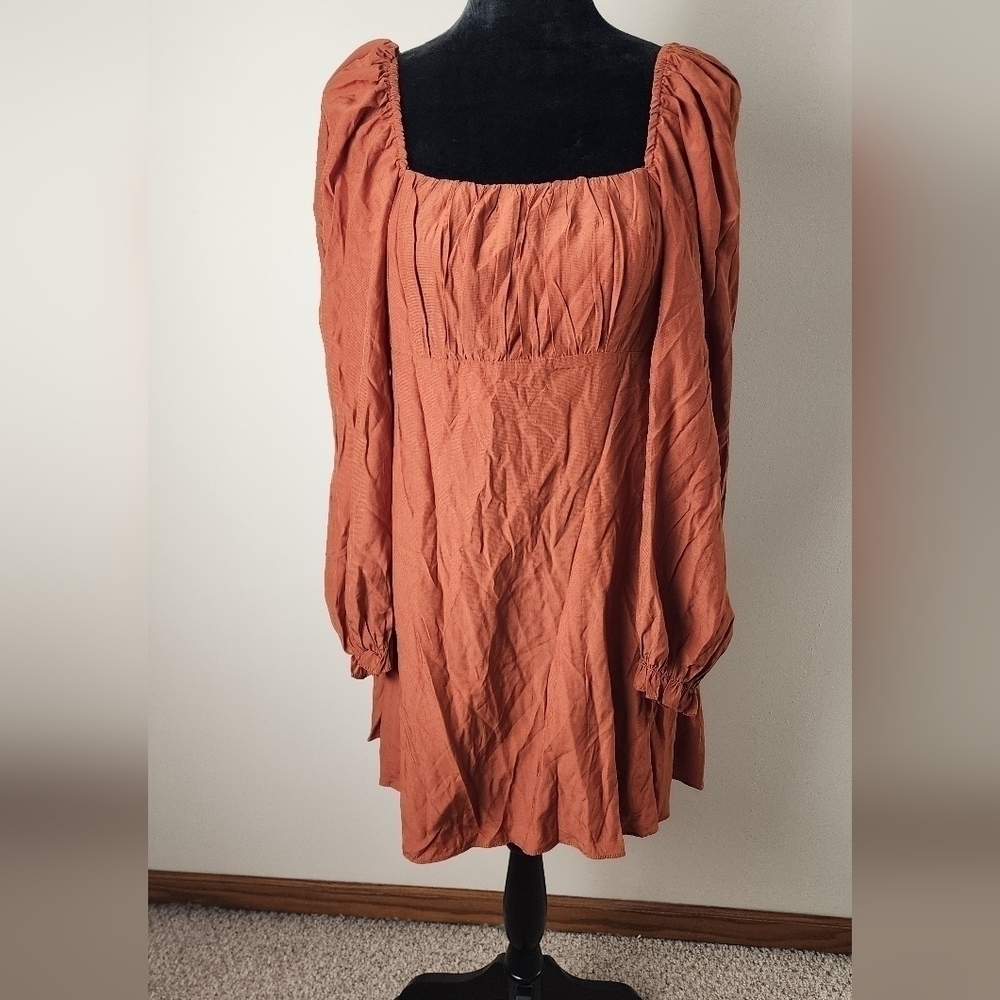 NWT Altar'd State Women's Orange Dress Size L.